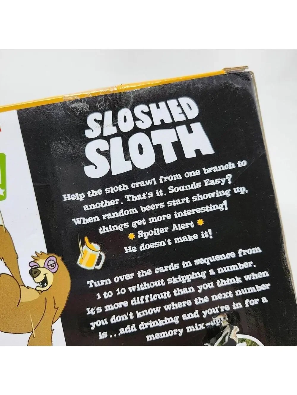 Sloshed Sloth Exclusive fun adult drinking Game Games by Go!  NIB